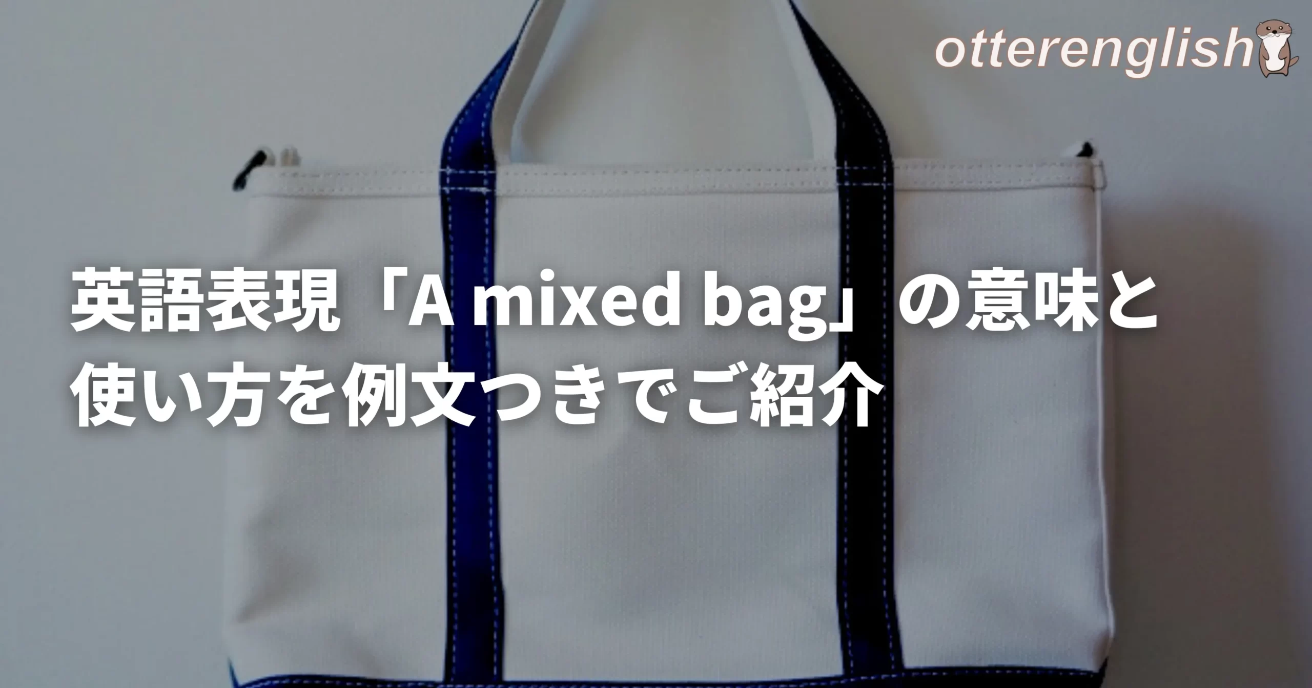 a mixed bagを表すためのバッグの画像