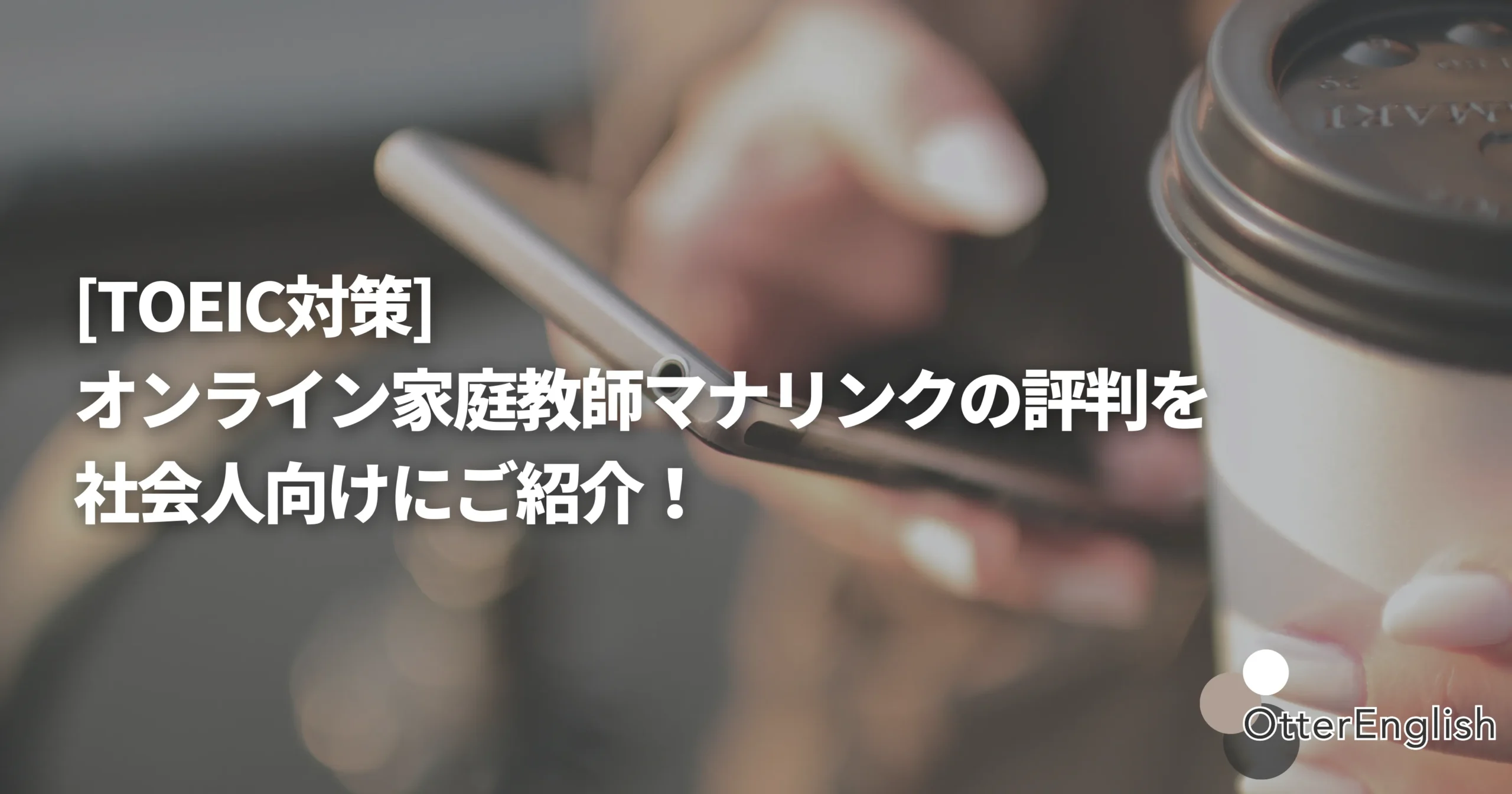 マナリンクのTOEIC対策レッスンの評判をチェックしている人