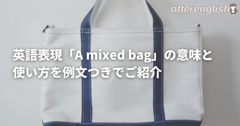 a mixed bagを表すためのバッグの画像